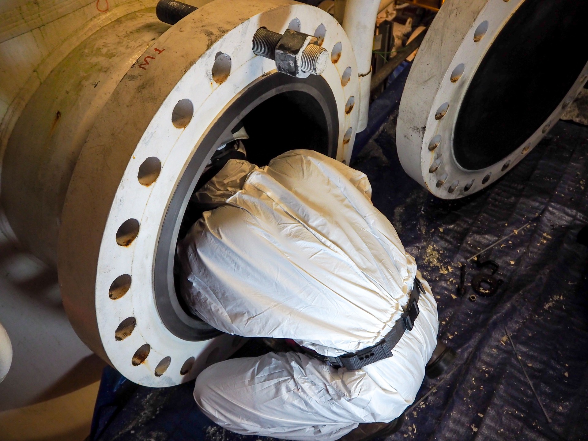 Working with confined space